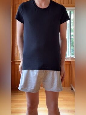 James Perse Vintage Little Boy Tee in Deep Navy